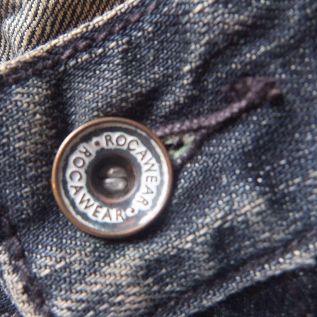 y2k 平成　ROCAWEAR ダメージ クラッシュ デニム　32