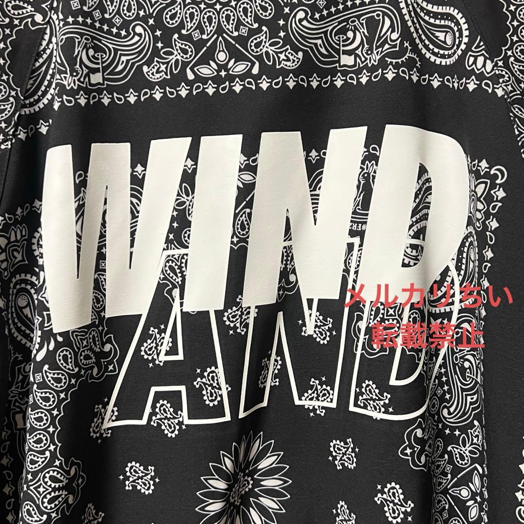 【完売品】 WIND AND SEA × FR2 GOLF ペイズリー パーカー