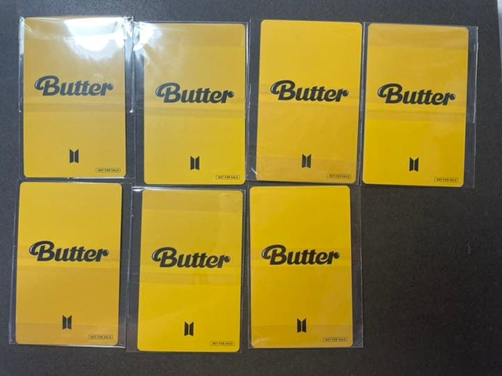 BTS butter  jp fc 購入特典　全員　トレカ　セット