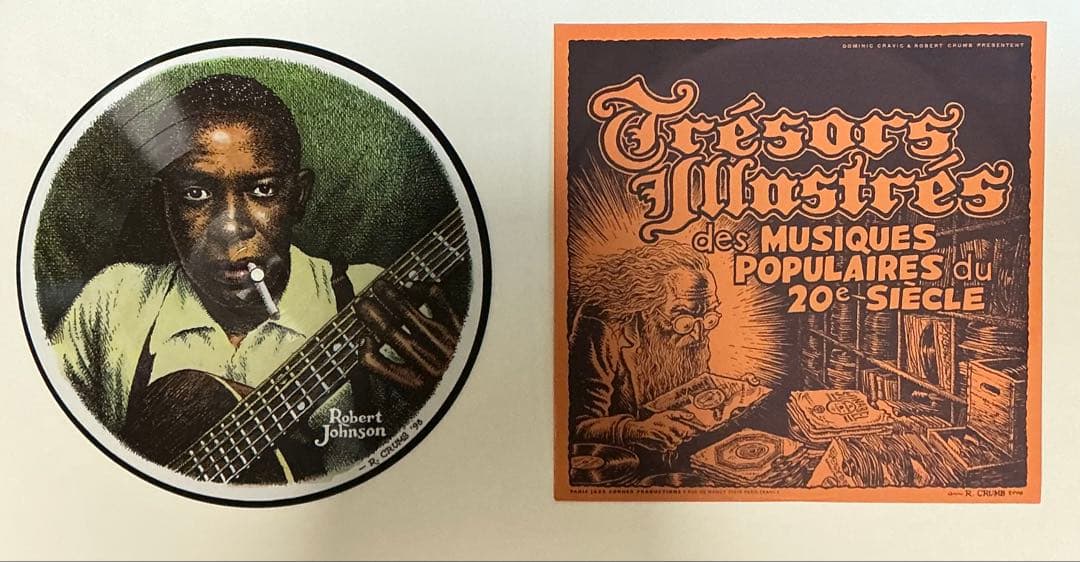 Robert Johnson 10“ピクチャーレコード[絵:ロバート・クラム]