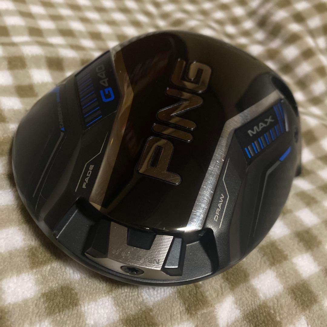 PING G440 MAX 9°ドライバー、ヘッドカバー付き。