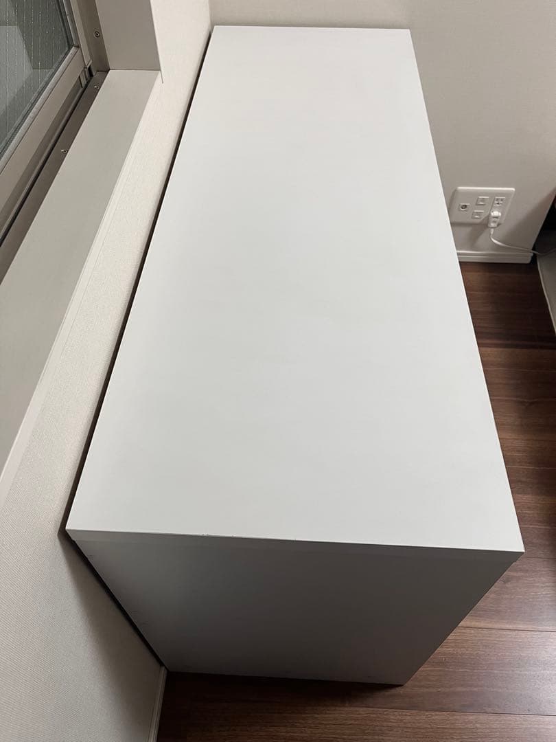 【ローチェスト】隠しキャスター付きワイドチェスト 幅120cm・3段高さ67cm