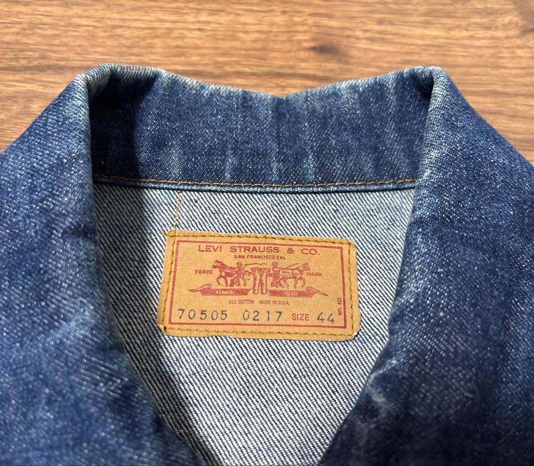 【1971-73年USA製】Levi's 70505 デニムジャケット 44