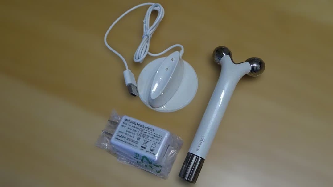 ヤーマン 美顔器 ウェイビー ミニ ローラー EMS EP16W ホワイト