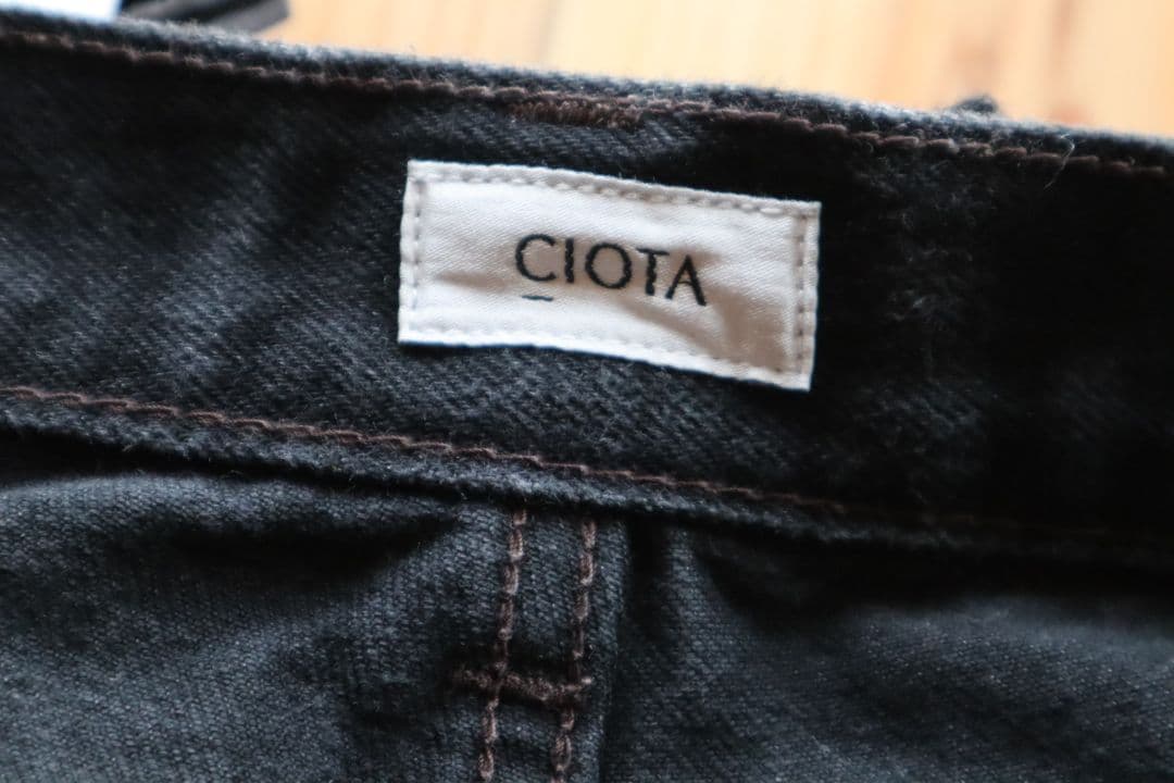 パンツ CIOTA BAGGY 5 POCKET PANTS BLACK 33