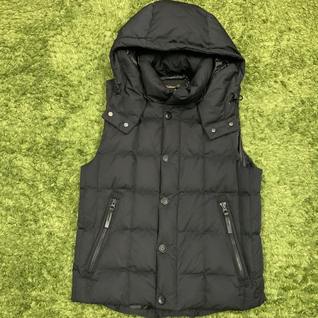 美品！名作 カグラダウンベスト ナノユニバース × 西川ダウン メンズS