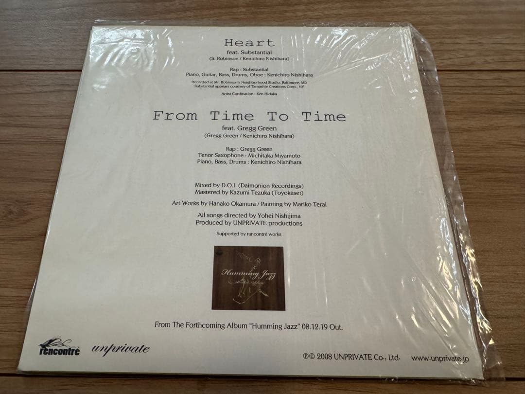 新品★Kenichiro Nishihara Humming Jazz EP