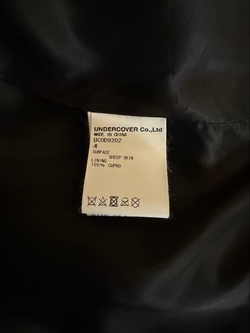 UNDERCOVER uc0d9202 ライダースジャケット サイズ4