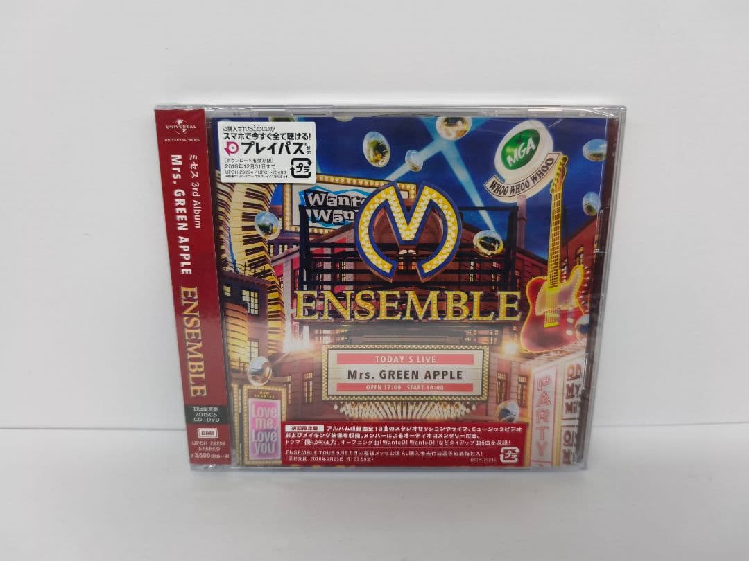 Mrs.GREEN APPLE ENSEMBLE 初回限定盤 DVD付き