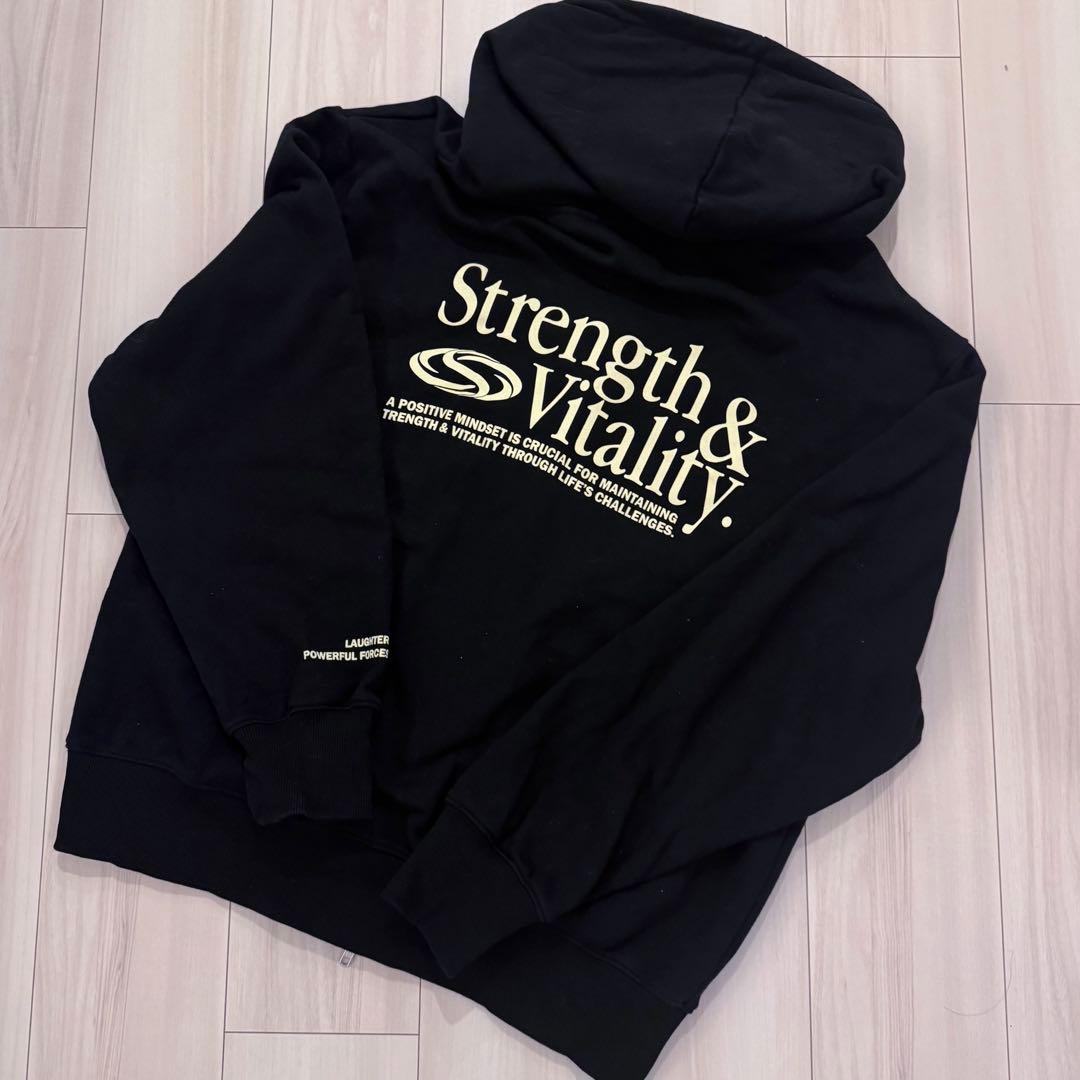 sly PRINT OVER HOODIE パーカー