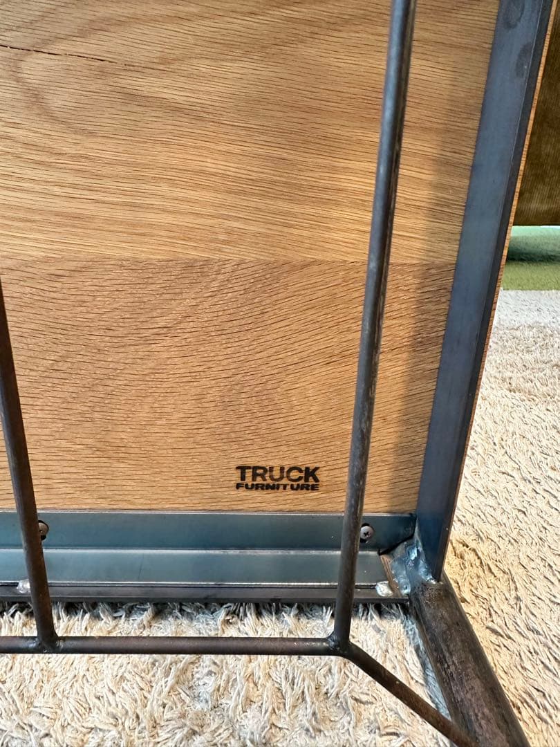 TRUCK FURNITURE ローテーブル　OAK IRON-LEG