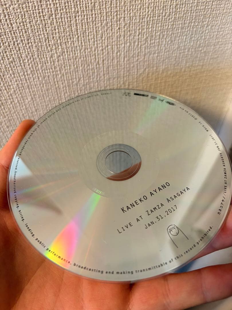 カネコアヤノ　LIVE AT ZAMZA ASAGAYA CD