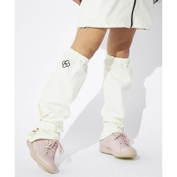 B品★マリ・クレールゴルフ★長袖半袖レインウェアレッグカバー付き★L/BK
