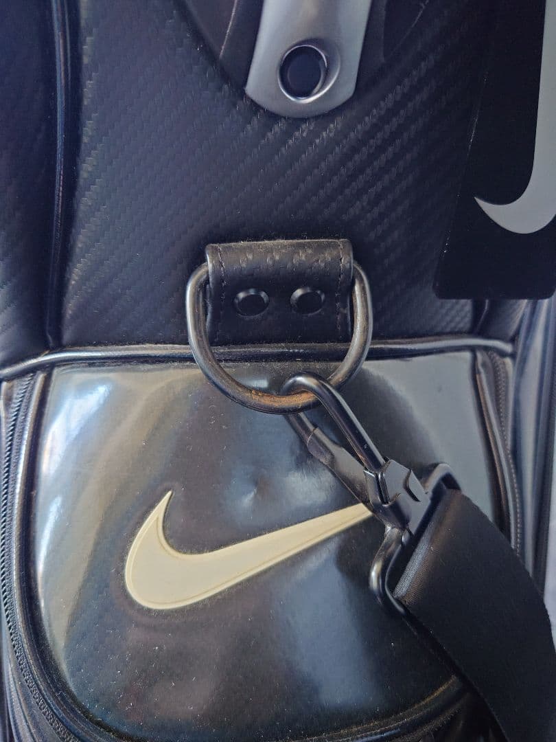 【むぎ】Nike golf キャディバッグ エナメル　ツアーモデル
