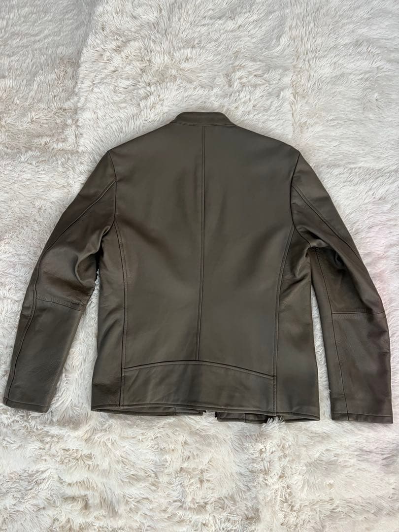 MEN'S MELROSE グレージュ　レザージャケット