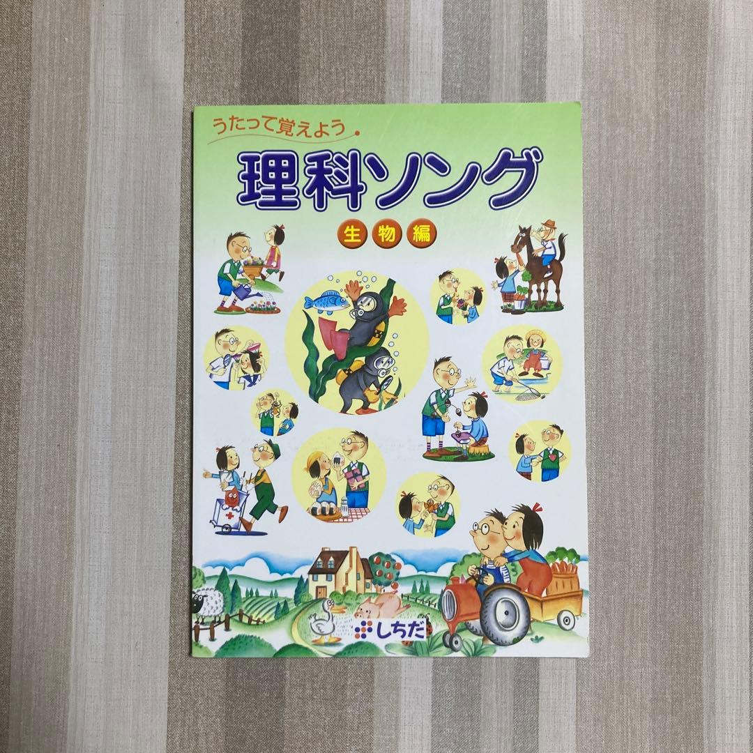 しちだ　理科ソング3冊セットCD付き
