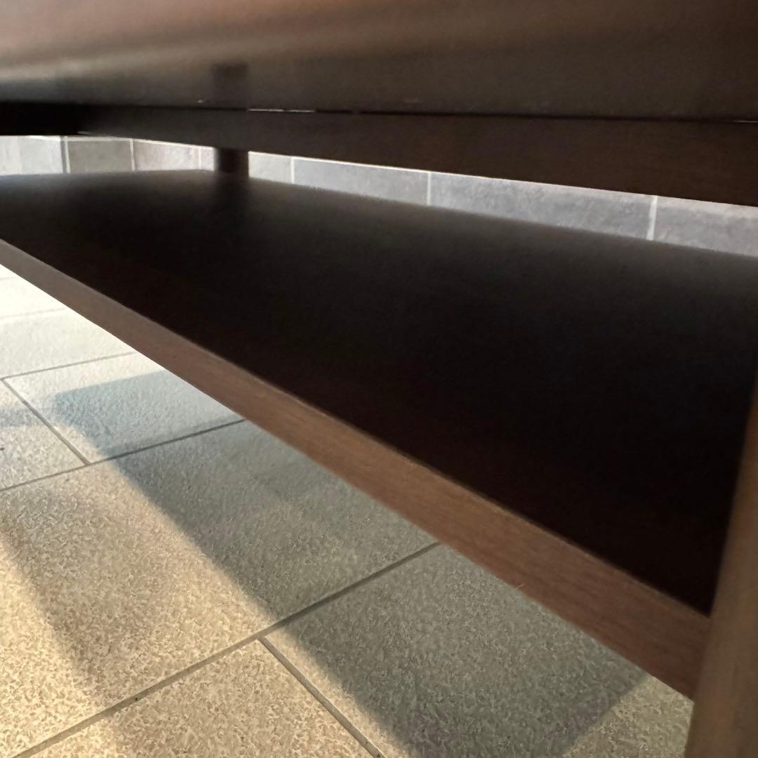 無印良品 ローテーブル ウォールナット 幅110 木製 MUJI 分解発送