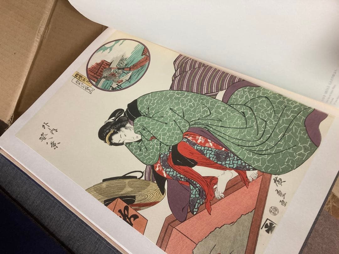 全集浮世絵版画3冊セットA：歌麿、北齋、廣重 別巻1冊：東海道五拾三次