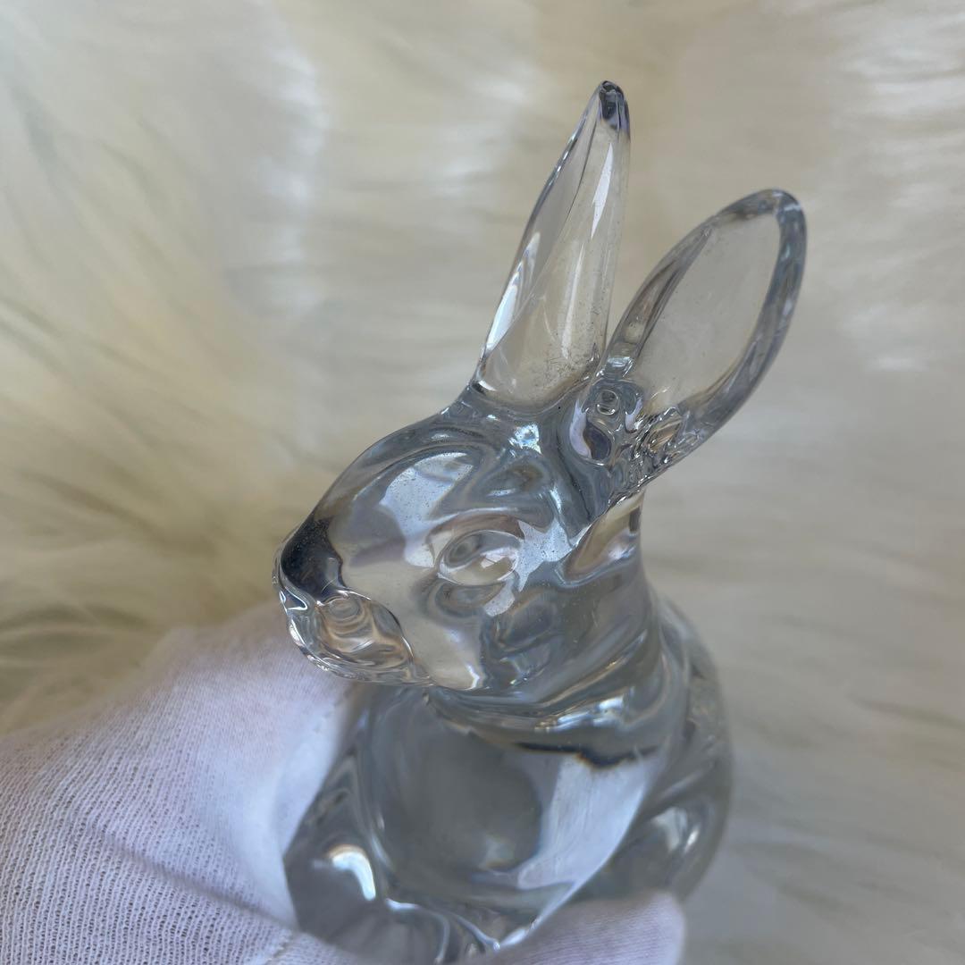 Baccarat バカラ うさぎ 干支 ガラス 置き物