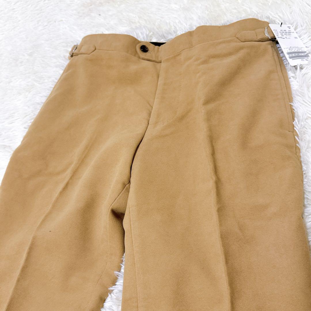 【新品タグ付】エディフィス×ブリスベンモス モールスキン スラックス ベージュ