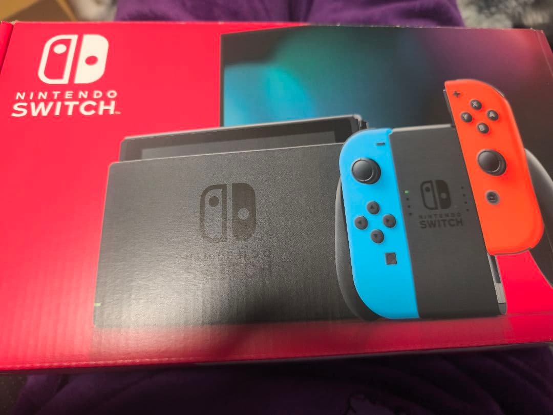 Nintendo Switch 本体 レッド/ブルー　バッテリー強化版