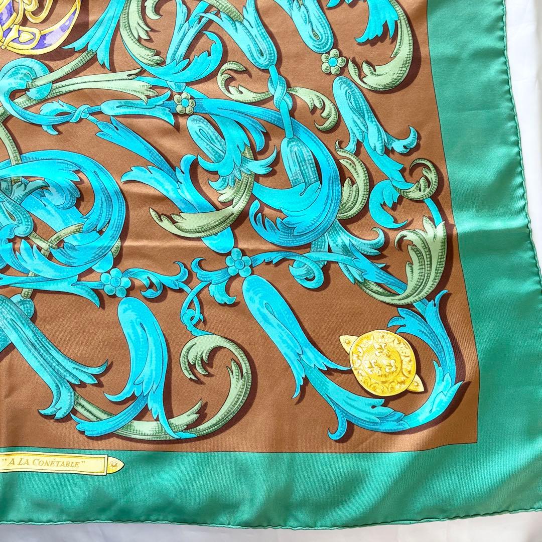 HERMES エルメス カレ90 スカーフ　LE MORS 馬具