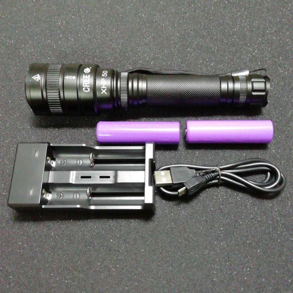 『正規CREE XHP50.2/スリム』懐中電灯　超強力　LEDハンディライト