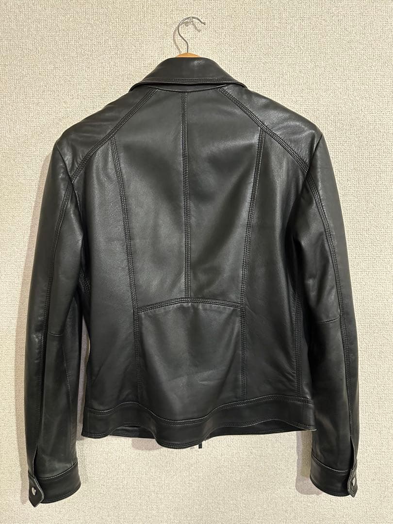 よ*様 EMPORIO ARMANI Classic Leather Jacke