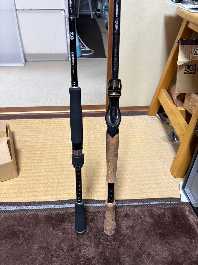 バスロッドセット、ベイトロッド、スピニングロッド