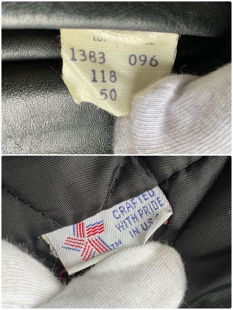 希少サイズ✨schott 118 レザージャケット　ダブルライダース 50 本革