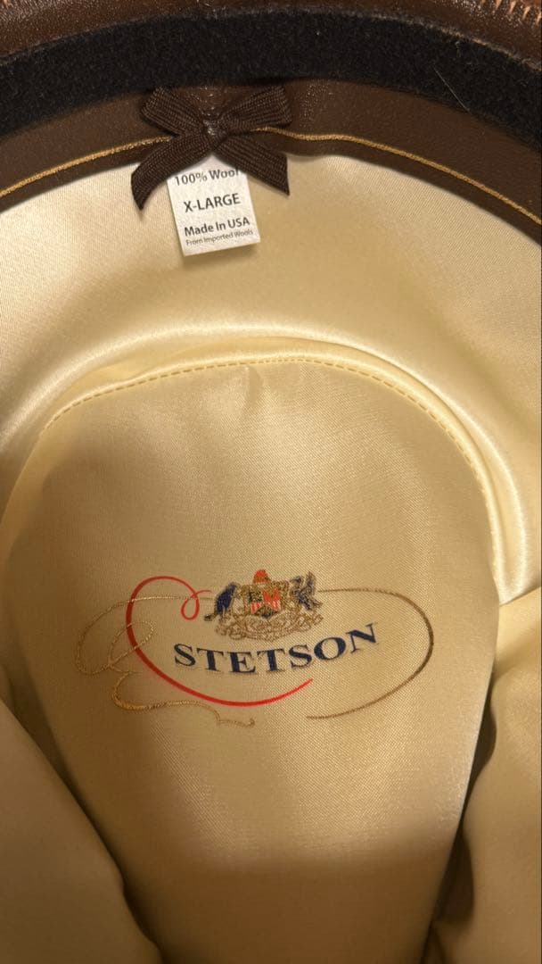 STETSON ステットソン ウールフェルト ハット 約60.5cm