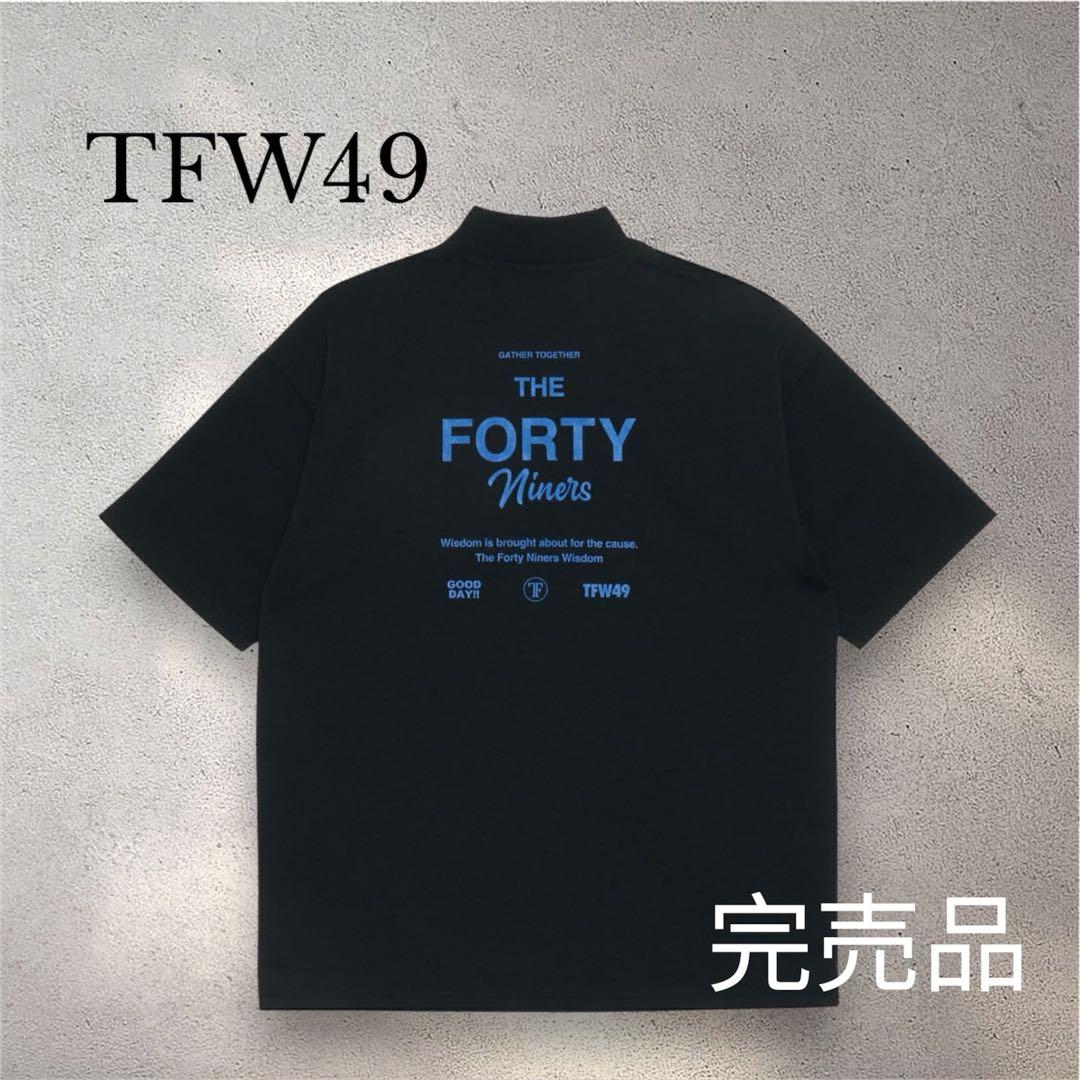 完売品⭐️新品タグ付き⭐️TFW49 ブラック　モックネック　M 2025新作