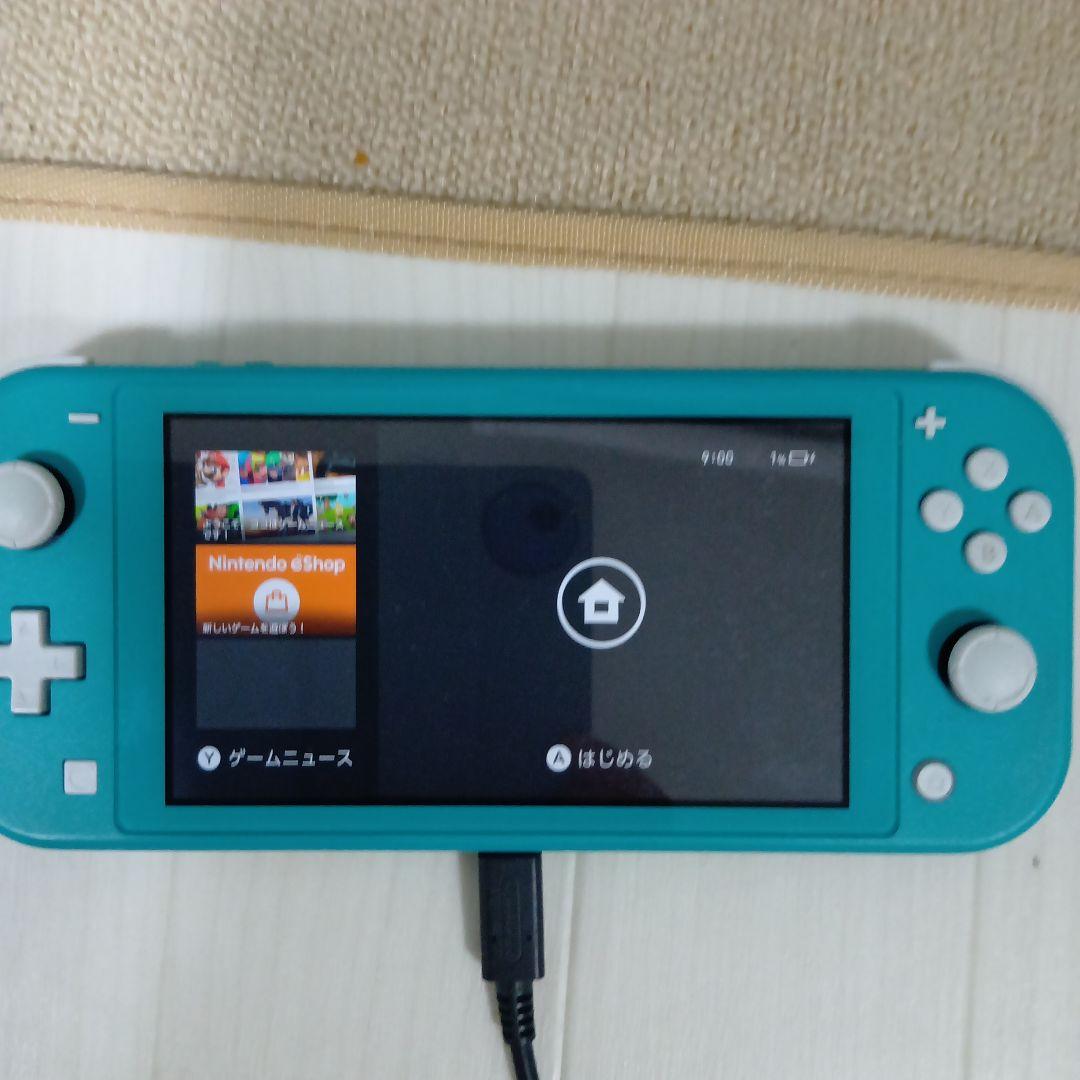 Nintendo Switch Lite ターコイズ 作動可能ジャンク品　箱無し