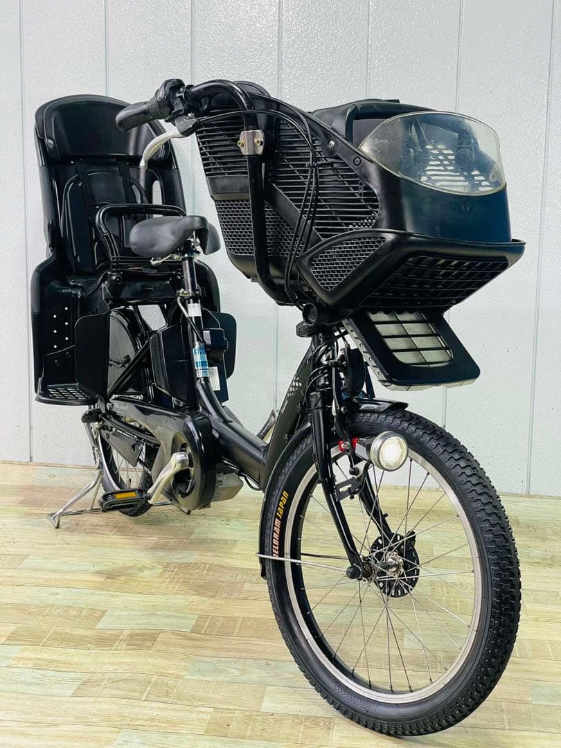 3020ブリヂストン12.8アンペア3人乗り対応子供乗せ　電動アシスト自転車