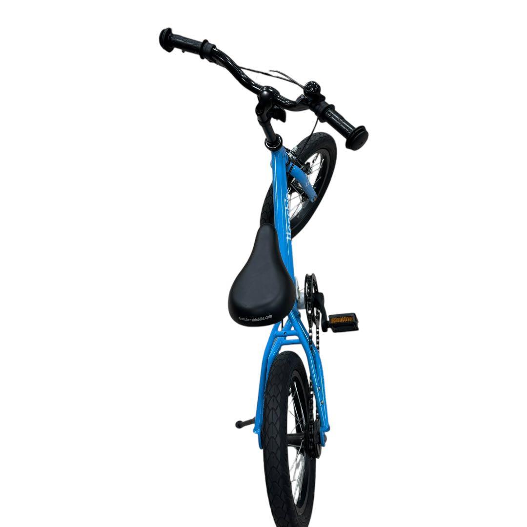 【美品】へんしんバイクC14 スカイブルー　付属品付き