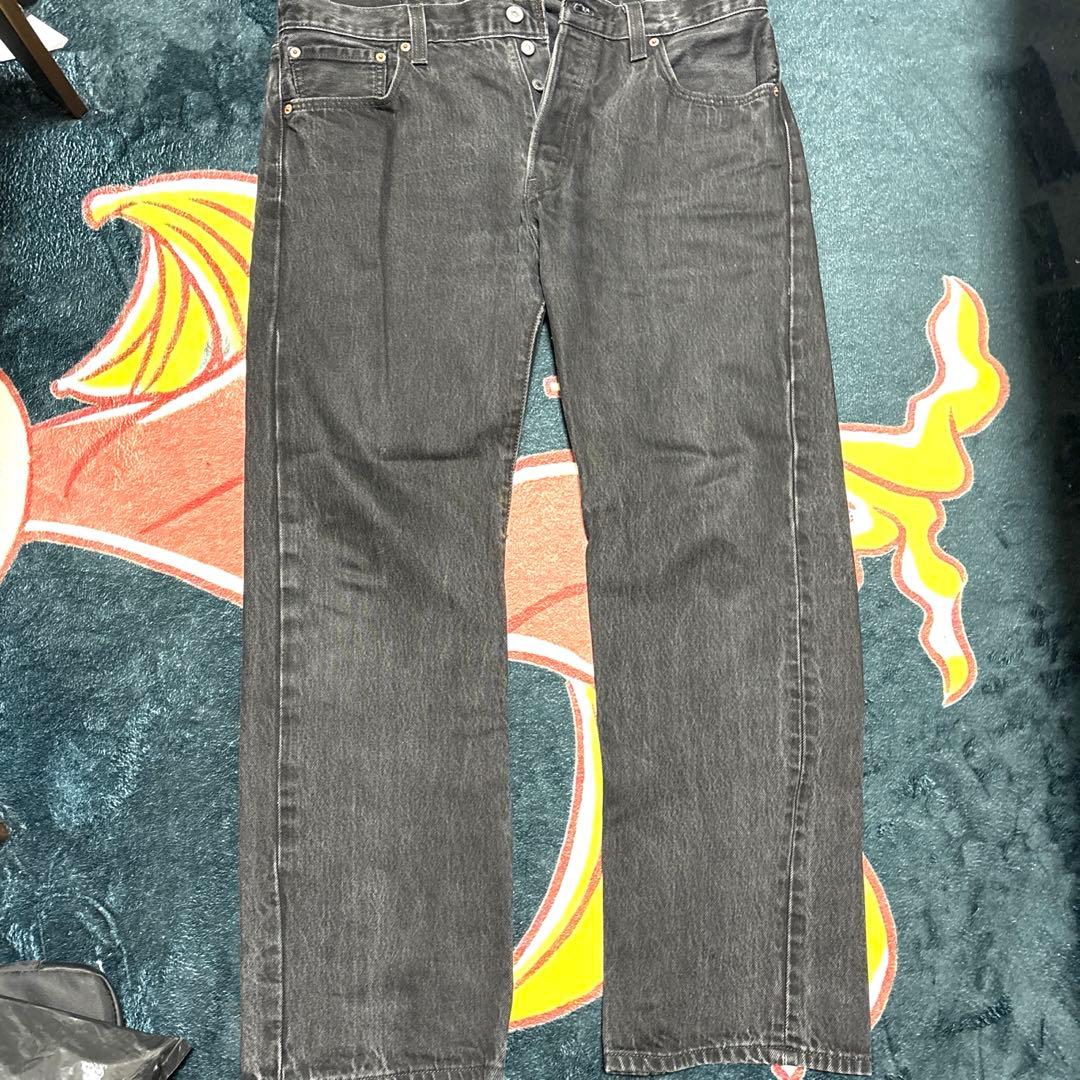 ク*店様 Levi's 501 ブラックデニム W36 L30