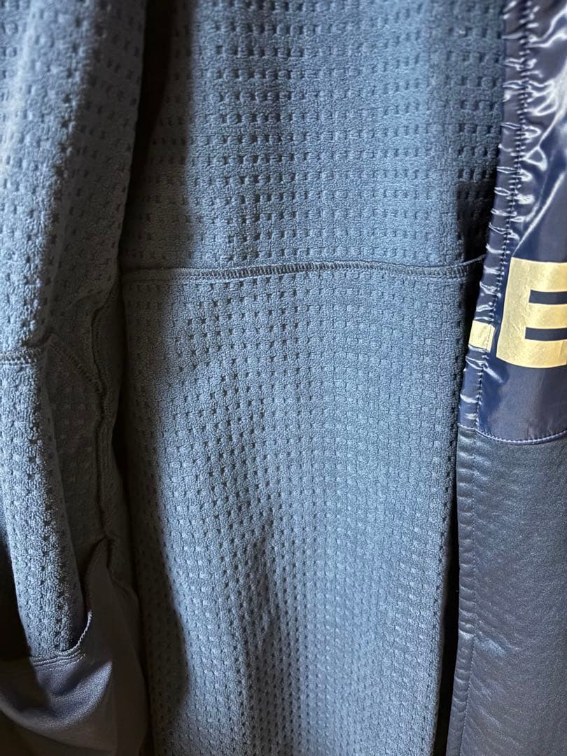 ATHLETA ネイビー ジャージ 上下セット 裏地起毛素材 Oサイズ