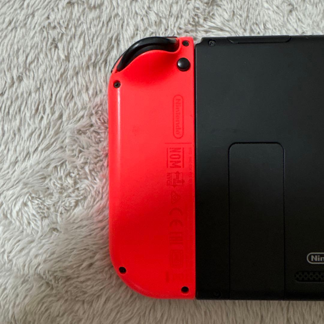 h*)様 Nintendo Switch 本体 青/赤　箱無し　専用ケース付