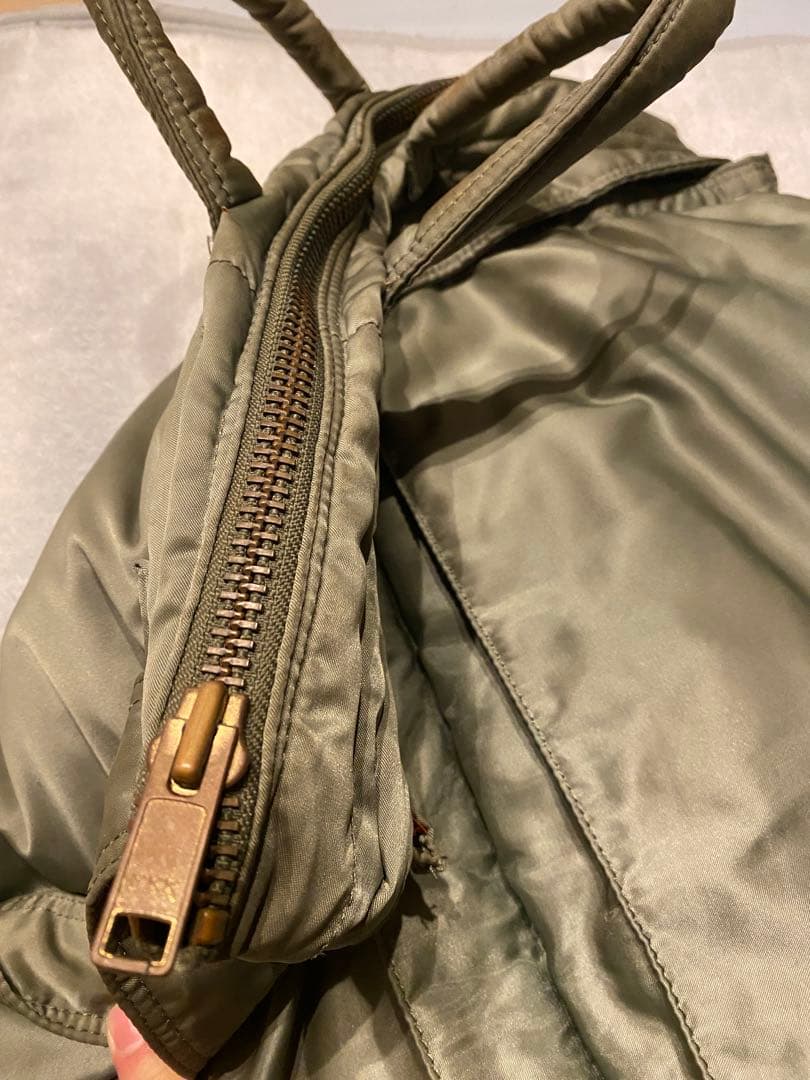 希少 PORTER ヘルメットバッグ 2way タンカー セージグリーン 傑作