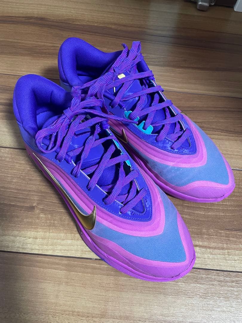 （トラ）Nike バスケットボールシューズ パープルピンク