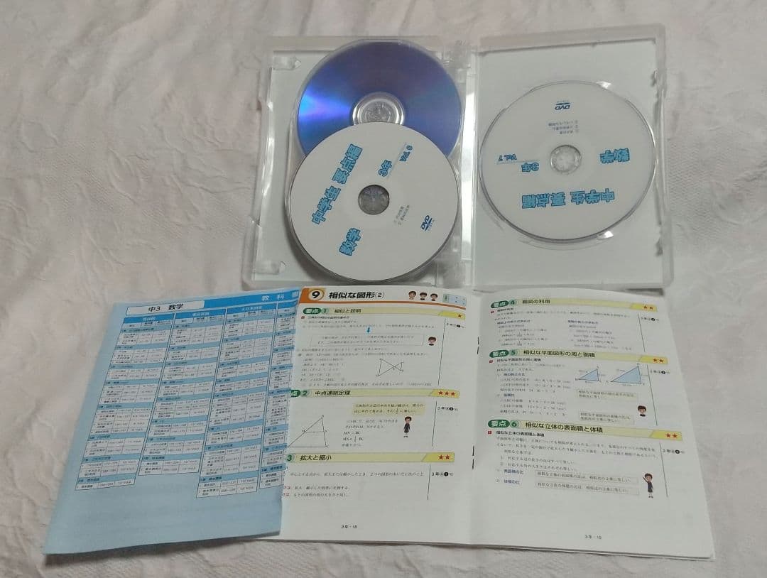 オールクリア 中学1年～3年生 数学教材DVD
