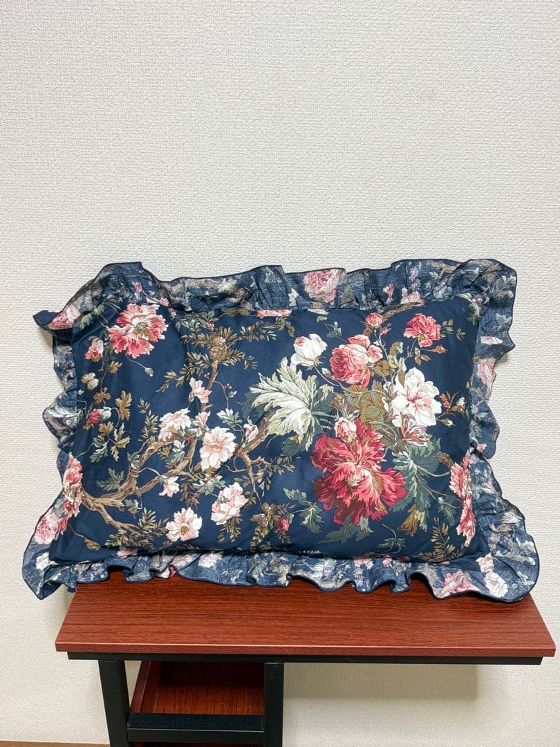 TAKEI 花柄 枕カバー＋枕 2セット まとめ売り コットン100%