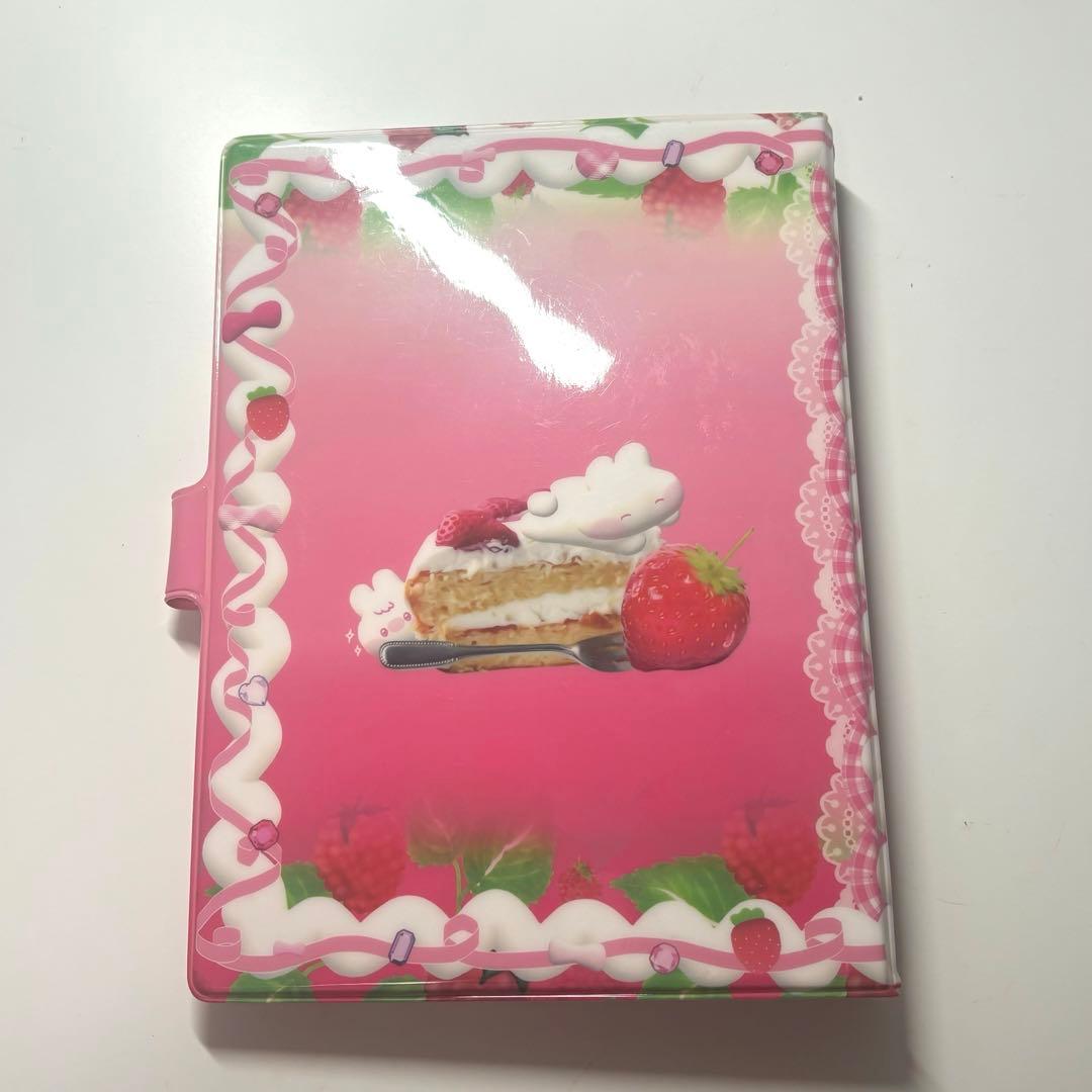 韓国作家 バインダー いちごケーキ ourmotif 토끼지킴이 A5サイズ