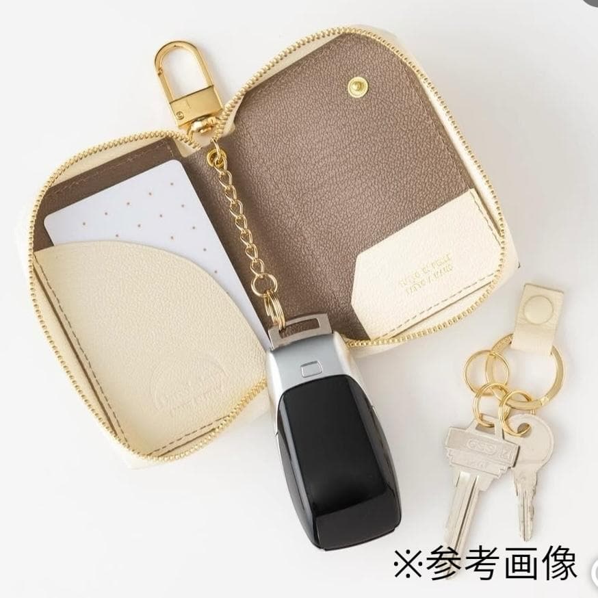 2292【新品 定価2.2万円】ラルコバレーノ★スマートWキーケース★鍵入れ★