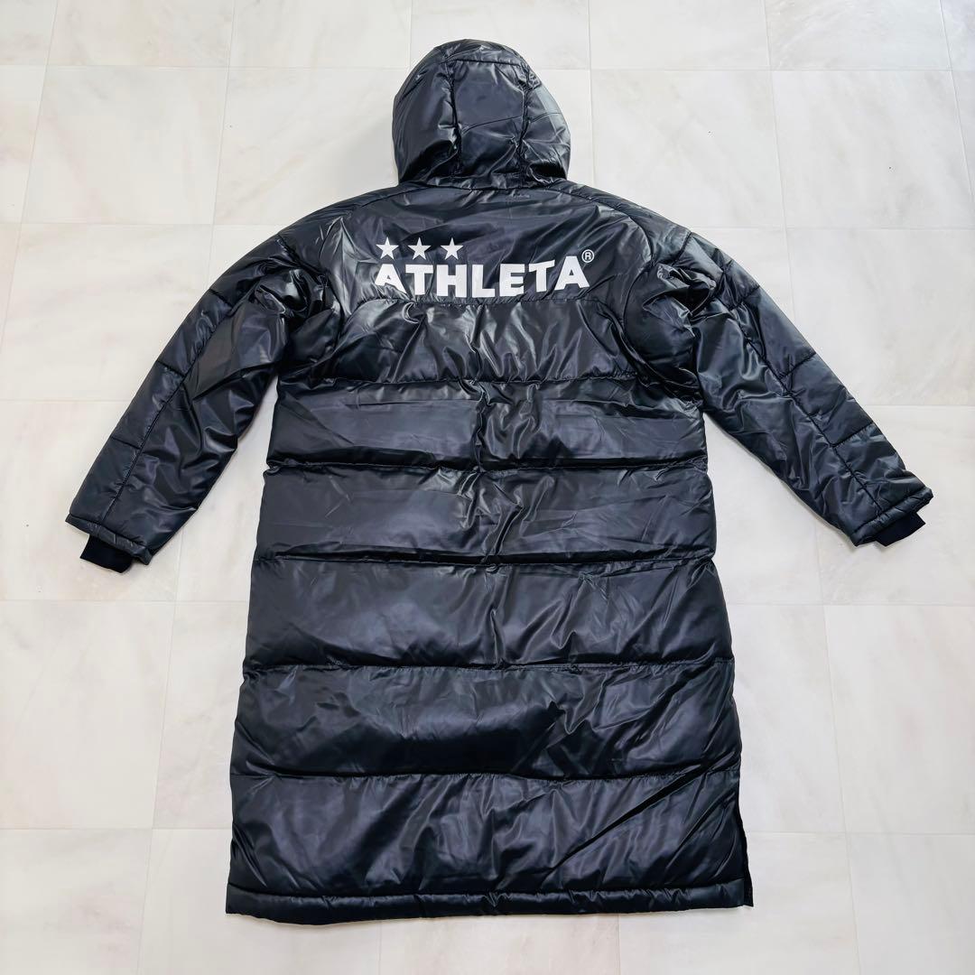 【未使用品】ATHLETA アスレタ メンズベンチコート ブラック Mサイズ