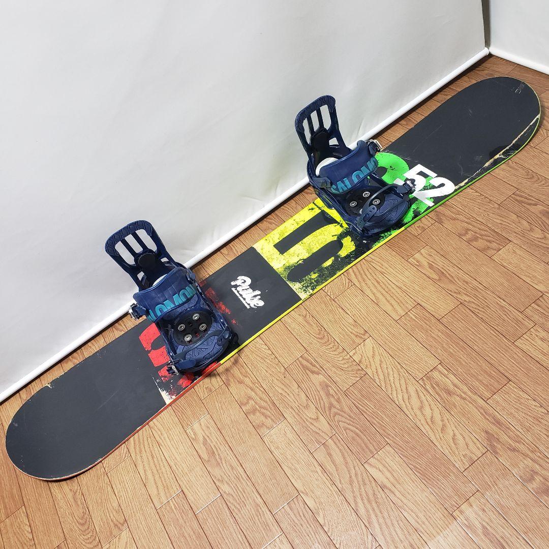 SALOMON 152cm スノーボードセット