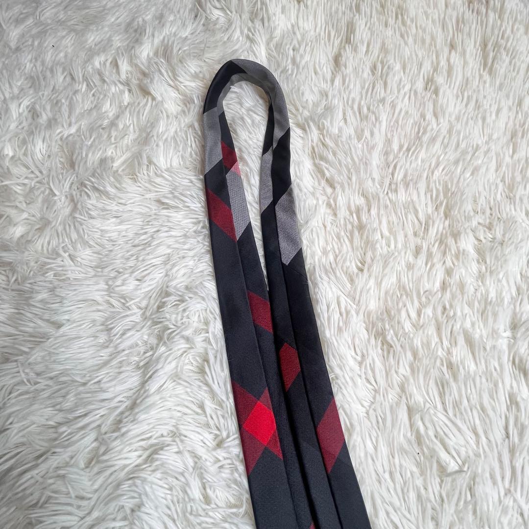 【極美品】Burberry バーバリー ネクタイ 現行タグ ノバチェック シルク