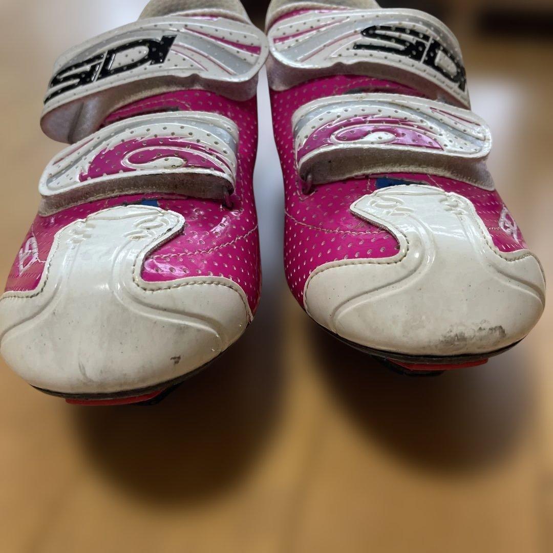 SIDI サイクリングシューズ ピンク/ホワイト