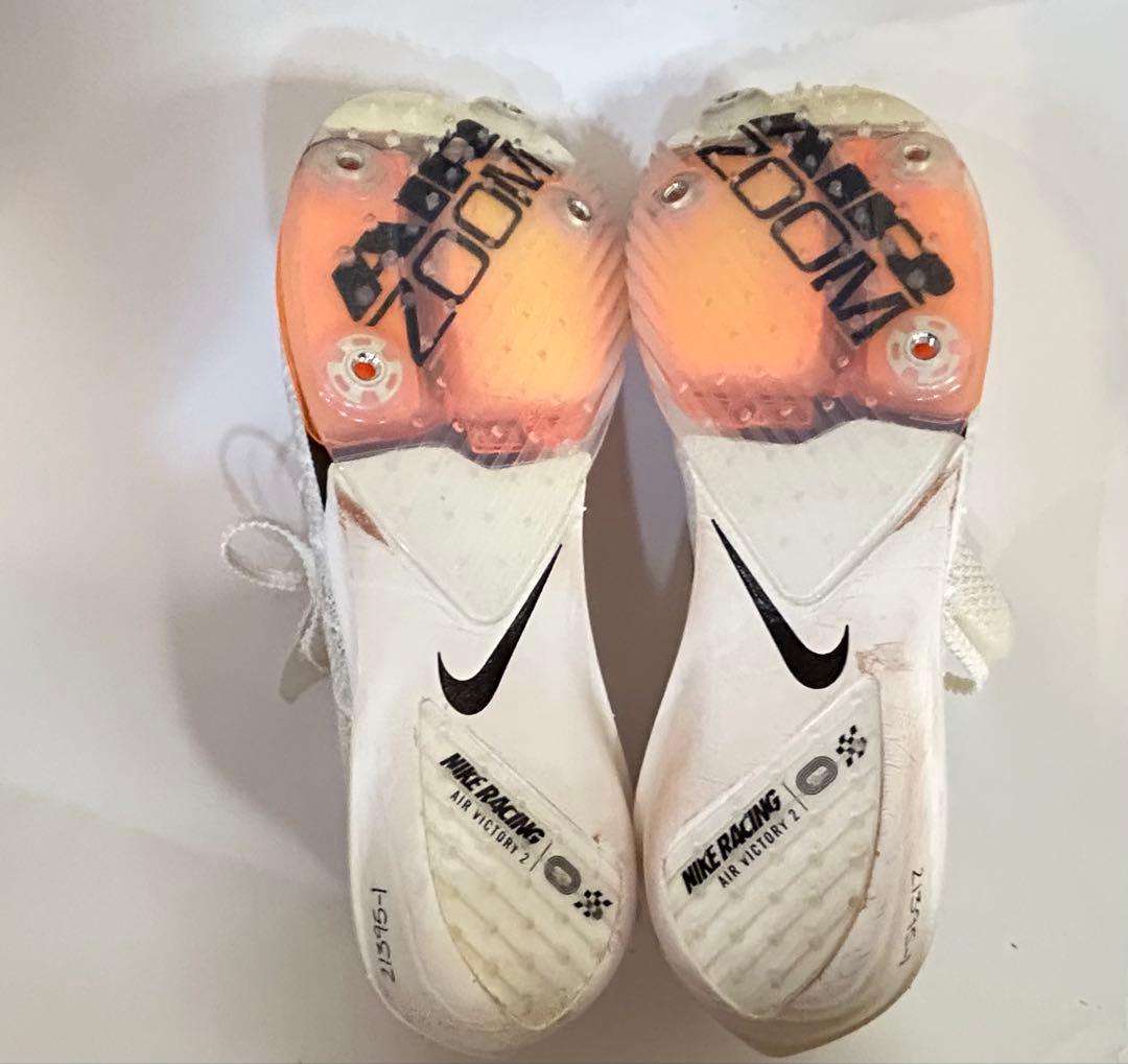 NIKE ズームXビクトリー2プロトタイプ ホワイトトータルオレンジ24.5cm