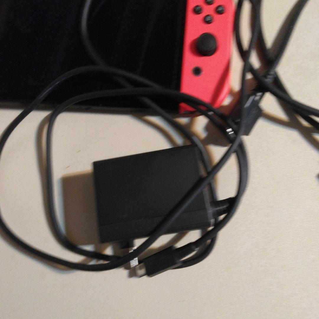 中古品　Nintendo Switch 本体 グレー/赤 Joy-Con付き